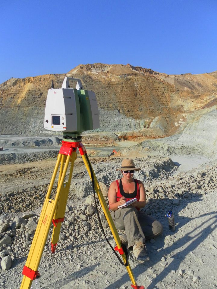 Laser Scanning with the University of Cyprus at the Skouriotissa Mine in Cyprus