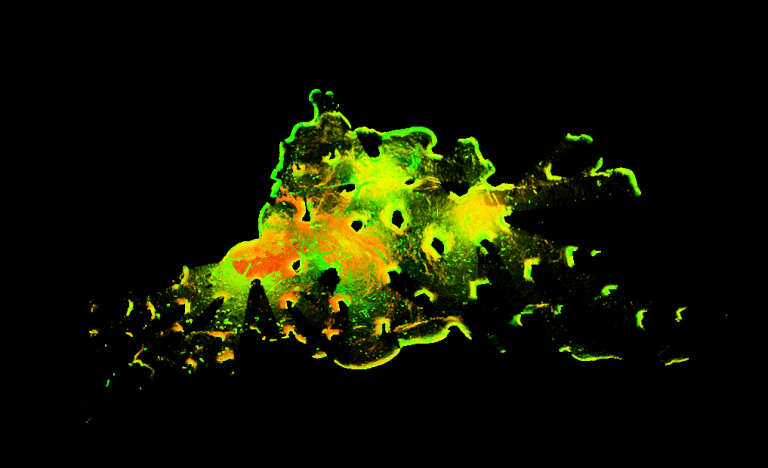 Aerial View Screenshot of the Umm al-Amad Roman Mine Complex