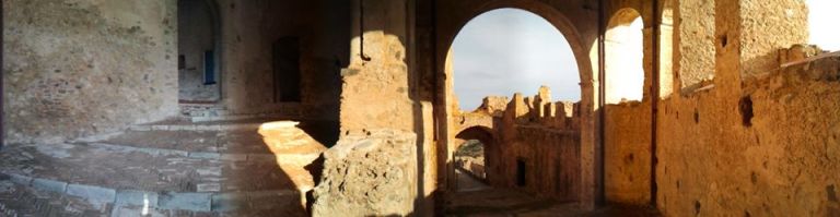 Interior of Castello Svevo di Rocca Imperiale