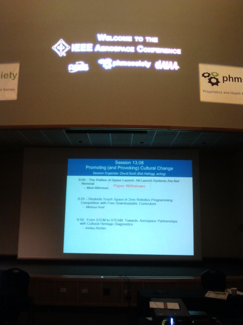 And of course, in the land of terrifying/awesome, our session was presented on the main stage of the conference. 