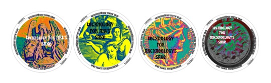 The OAA Medallions emphasizing Technology for Art's Sake & Technology for Archaeology's Sake. 